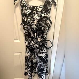 Black and white size 16w dress by ALYC